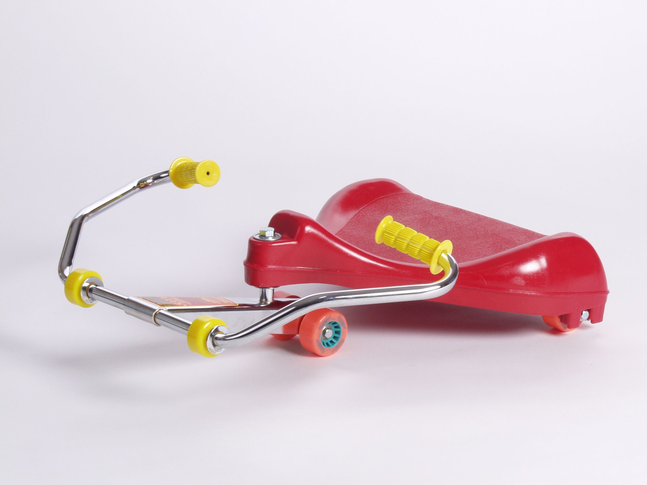 Red Roller Racer Amusement Model Scooter Riding Vehicle
