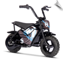 MotoTec 24v 250w Electric Powered Mini Bike Black MotoTec 24v 250w Electric Powered Mini Bike Black