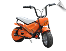 MotoTec 24v Electric Bike Orange MotoTec 24v Electric Bike Orange