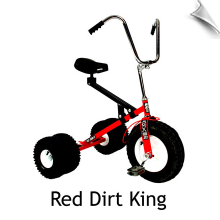 Red Dirt King Big Kid Dually Tricycle Red Dirt King Big Kid Dually Tricycle