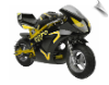 MotoTec Gas Pocket Bike GT 49cc 2-Stroke Yellow